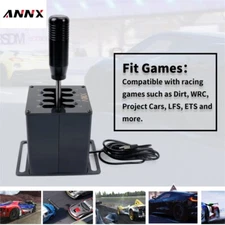 H-Shifter 7+R USB PC Gearshift For DIRT WRC EPIC FORCE LFS Logitech G920 G29 US