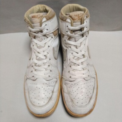 Nike 1985 Original AIR JORDAN 1 White/Gray Neutral Gray US9 Nike 1985 Original AIR JORDAN 1 White/Gray Neutral Gray US9