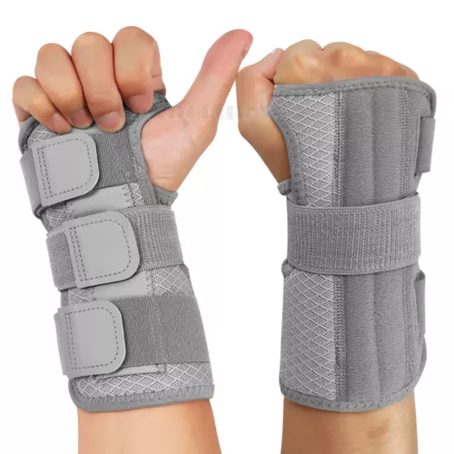 Handgelenk Handbandage Unterstützung Karpaltunnel Verstauchung Arthritis Fitnessstudio Schiene rechts/links - Bild 17 von 20