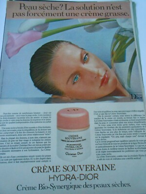 Werbung Advertising 1979 Trockene Haut Souveräne Creme Hydra Dior