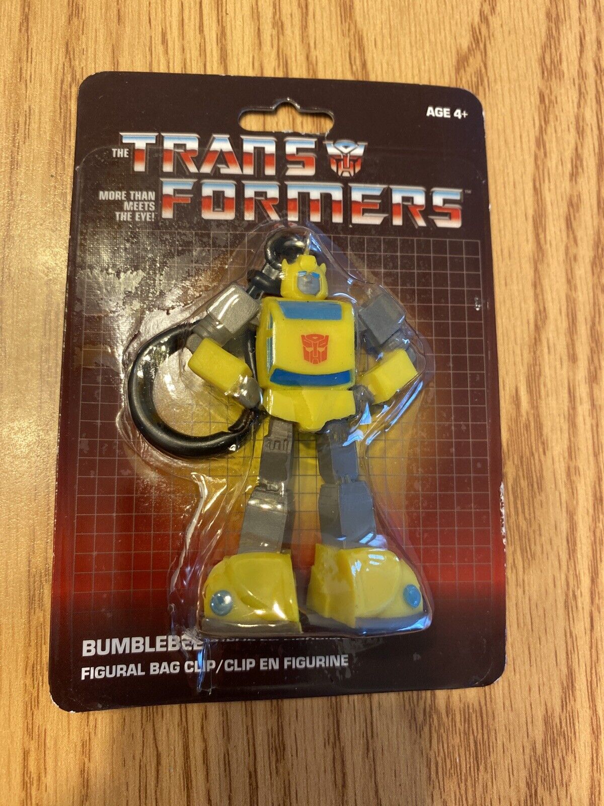 Transformers BUMBLEBEE Backpack Clip Key chain from Hasbro. Autobot G1 Look NEW!