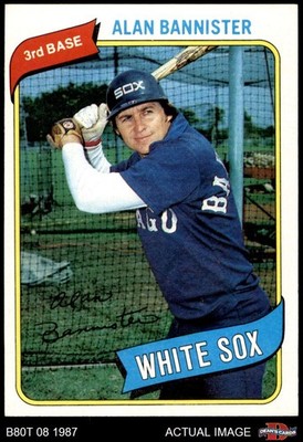 1980 Topps #608 Alan Bannister White Sox 7 - NM
