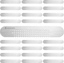 25PCS 304 Stainless Steel More Durable Window Weep Hole Screen Patch Drain Quick