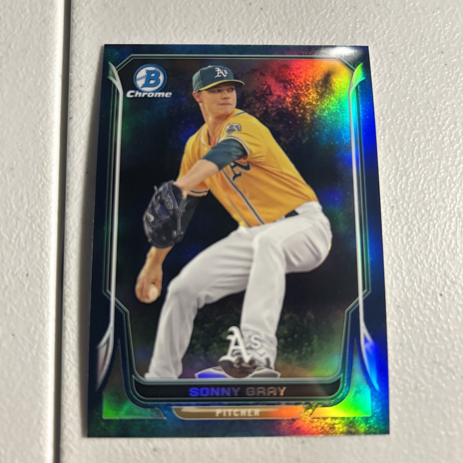 Sonny Gray 2014 Bowman Chrome Bubble Refractor #67 85/99 bs