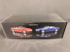 Minichamps 1:18 Bentley Continental GT Speed Convertible 2013 Blue 107139331 car