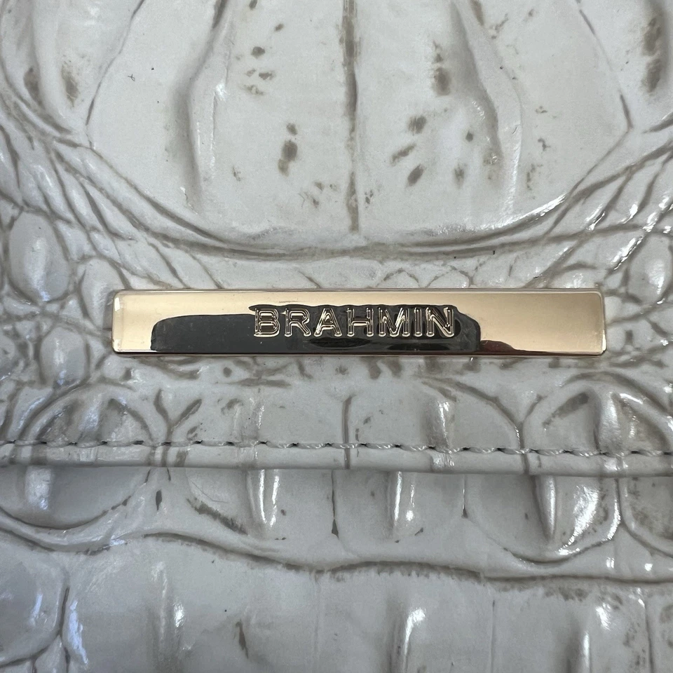 Cartera de cuero Brahmin blanca nueva sin etiquetas Foto 2 de 4