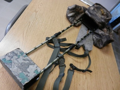 Vintage Rancho Safari CatQuiver Backpack Quiver Camouflage Archery Gear Used
