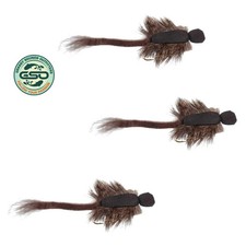 Morrish Mouse Fly in Tan, Deer Hair Diver Size #1, 1/0, 2/0 - Qty 3