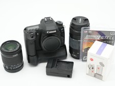 Canon EOS 80D DSLR with Battery Grip, 18-55mm & 75-300 lens, 64GB SD, & More