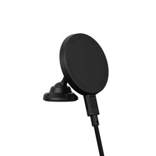 ROKFORM Wireless Car Charger, Magnetic Swivel Dash Mount, Compatible Black 