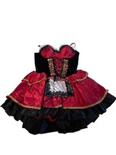 Dreamgirl Sexy Sultry Little Red Riding Hood Halloween Costume Dress Cape Large