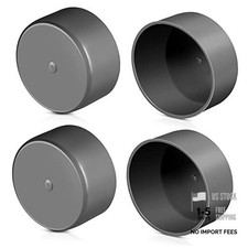 4 Pcs Trailer Bearing Dust Caps 1.98 Inch Rubber Bearing Covers Boat Wheel Hub