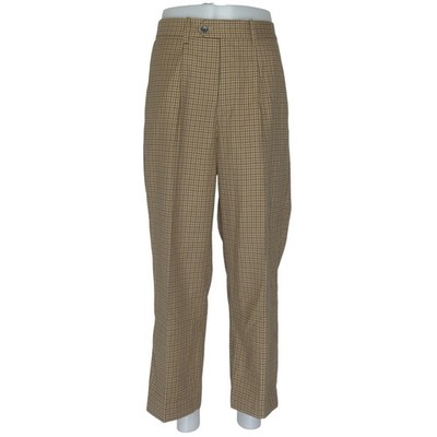 Weekday, Stoffhose, Größe: 48, Colin Checked Trousers, Beige/Schwarz #SvO