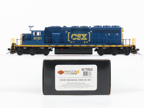 Escala HO Broadway Limited BLI 6782 CSX Yn3b EMD SD40-2 diésel #8181 - Paragon4 | Zustand: Used