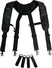 KUNN Tool Belt Suspenders Padded Carpenter Construction Electrician Work Suspend