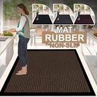 Heavy Duty Rubber Barrier Mat Non Slip Door Mats Hallway Runner Rug Kitchen Rugs