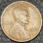 1923-P Lincoln Wheat Cent Penny Fine - VG Vintage Early 1900s Copper Vintage 1C