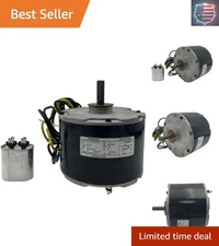 1/4HP Condenser Fan Motor 1100RPM 208-230V with Capacitor - OEM Replacement