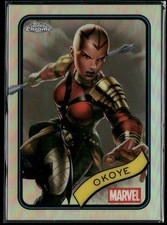 2025 Topps Chrome Marvel #58 Okoye Refractor