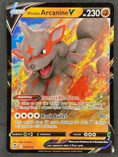 Pokémon Hisuian Arcanine V 090/195 SIT Silver Tempest NM