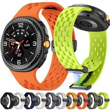 Silikon Magnet Armband für Samsung Galaxy Watch 8 / 8 Classic / 46mm Ersatzband