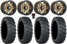 Sedona Split 6 Bdlk 14" Br Wheels 28" Versa Cross V3 Tires Textron Wildcat XX
