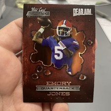 2021 Wild Card Alumination NIL Collegiate Edition Emory Jones ANDA-9 NM!