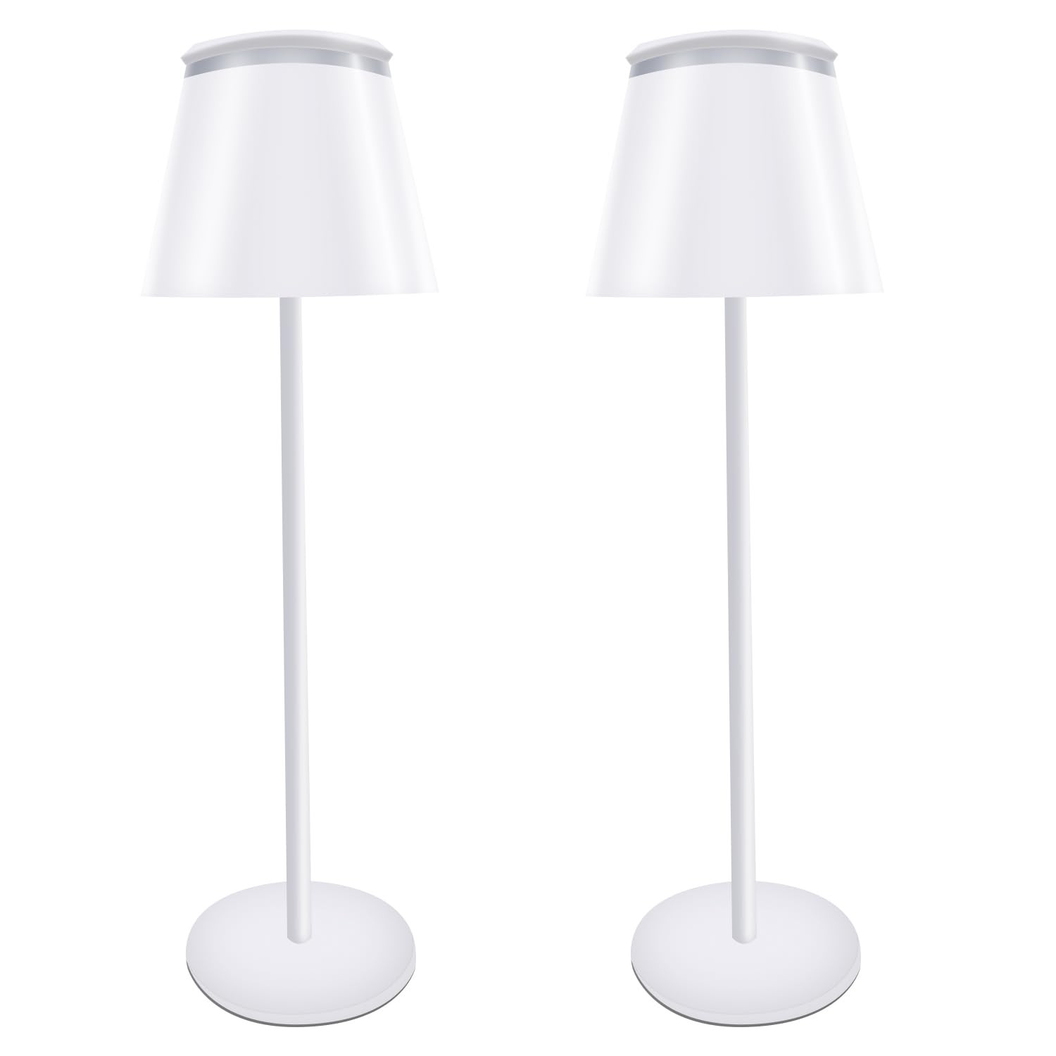 Rechargeable Touch Table Lamp with 3 Colors, Stepless Dimming, 5000mAh Battery-image