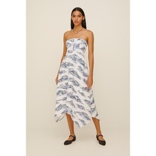 Reformation  grazi linen dress covina US6