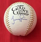 Jeremy Pena Astros MLB Autographed Signed Gold Glove OMLB Baseball JSA