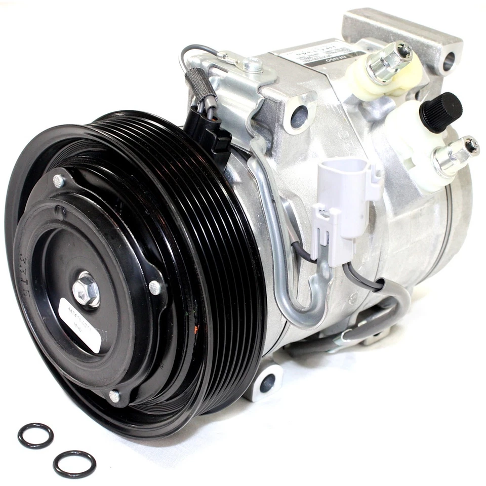 Compresor de aire acondicionado Denso 471-1371 con embrague para Toyota Solara Highlander Camry Foto 2 de 4