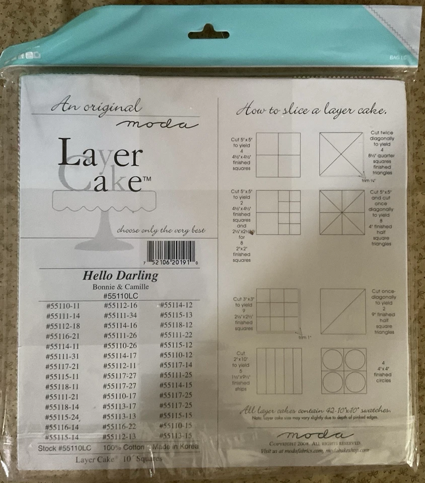 Hello Darling By Bonnie And Camille For Moda. OOP Layer Cake - Image 2 of 3