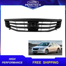 Front Upper Radiator Bumper Grille Black For 2011 2012 Honda Accord 2.4l 3.5l Front Upper Radiator Bumper Grille Black For 2011 2012 Honda Accord 2.4l 3.5l