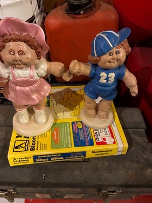PORCELAIN CABBAGE PATCH BOY AND GIRL
