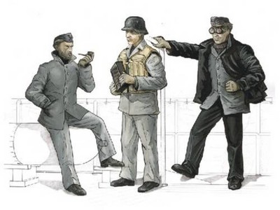 CMK F72159 1:72 S-100 Schnellboot Deck Crew (3 Abb.)