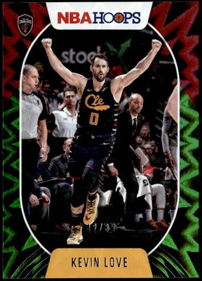 2020-21 Hoops #52 Kevin Love Green Explosion #/89 E1