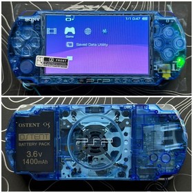 PSP 3000 Customized with IPS Screen| 1400Mah Battery| Screen Protector| Case
