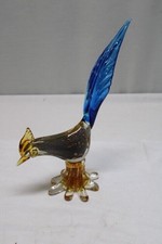 Murano Large Art Glass Rooster 13" Tall