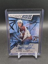 2021-22 UD SP Game Used Authentic Rookies Blue Auto SAMPO RANTA 167 Avalanche RC