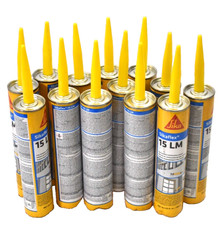 Lot of 13 Sika SikaFlex 15 LM Low Modulus Construction Sealant Cartridges