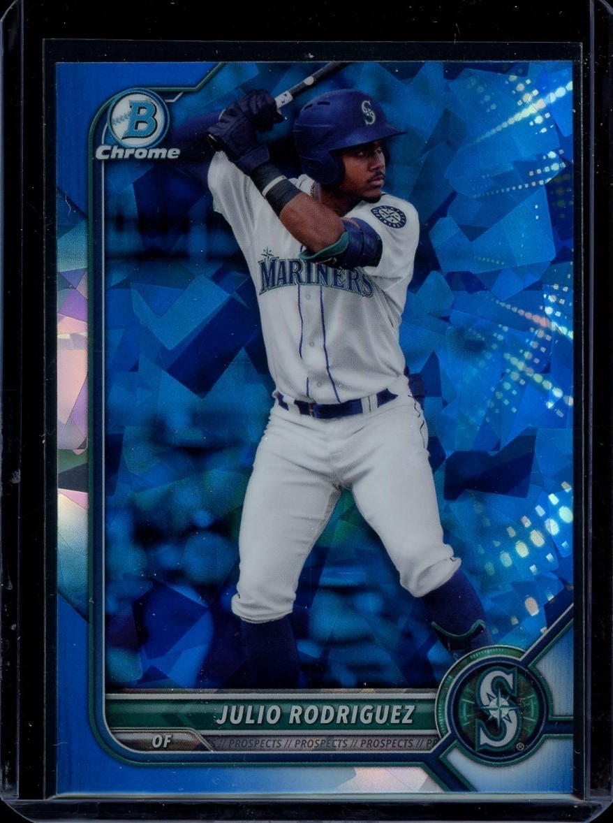 2022 Bowman Chrome ~ Julio Rodriguez ~ Sapphire Edition ~ #BCP-45 ~ Mariners