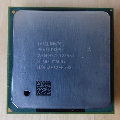 CPU Sockel 478 Intel Pentium 4 SL6RZ 2.4 512 533