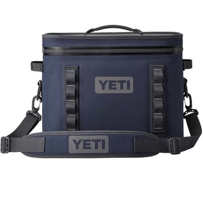 YETI Hopper Flip 12 Cooler Bag 12 qt Blue Shoulder Strap Zipper Handle