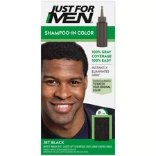 Just for Men Original Formula #H-60 JET BLACK Shampoo-In Hair Color