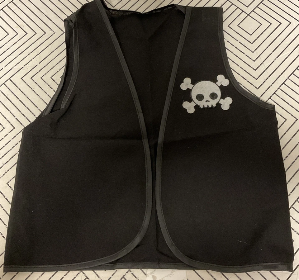 🥥Juego de disfraces para niños pirata 1 chaleco y 1 sombrero talla única 🆕 Foto 3 de 4