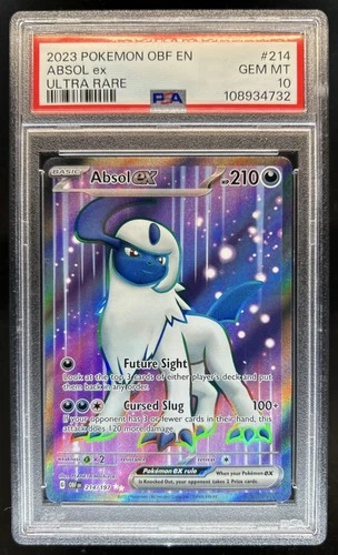 2023 Pokemon SV Obsidian Flames - OBF EN Absol ex #214/197 PSA 10 GEM MINT