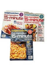 Weight Watchers Five-Ingredient 15-Minute Recipes Magazines Lot of 3