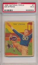 1935 NATIONAL CHICLE #7 KEN STRONG - PSA 3 VG (SVSC)