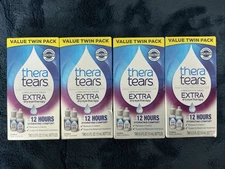 4xTheraTears Extra Dry Eye Therapy Lubricant Eye Drops Twin Pack 15 mL Exp 2026+