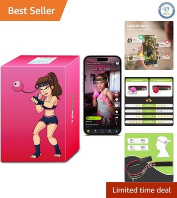 Engaging Reflex Ball with Headband & App - Perfect for Boxing & Agility Training